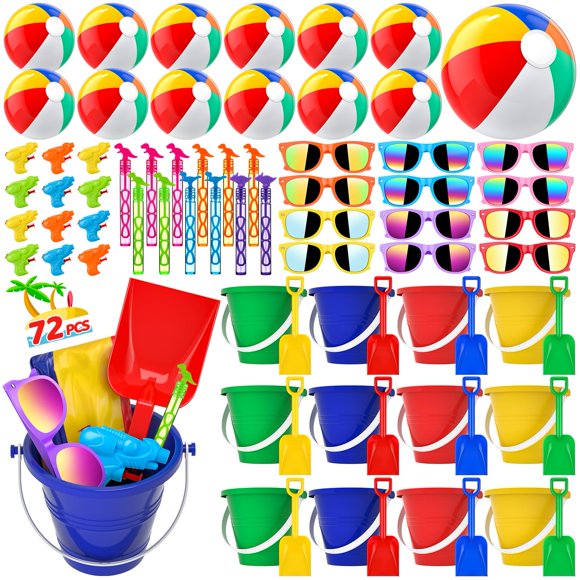 Pool Party Favors Giftinbox Mega, 72 unidades, juguetes para niños de 3 a 8 años