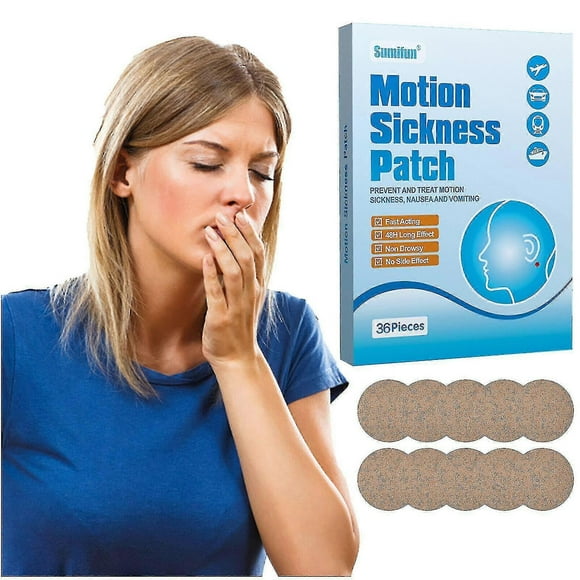 36pcs Motion Sickness Patch Anti Nausea Seasickness Stickers Travel Nausea Treatment