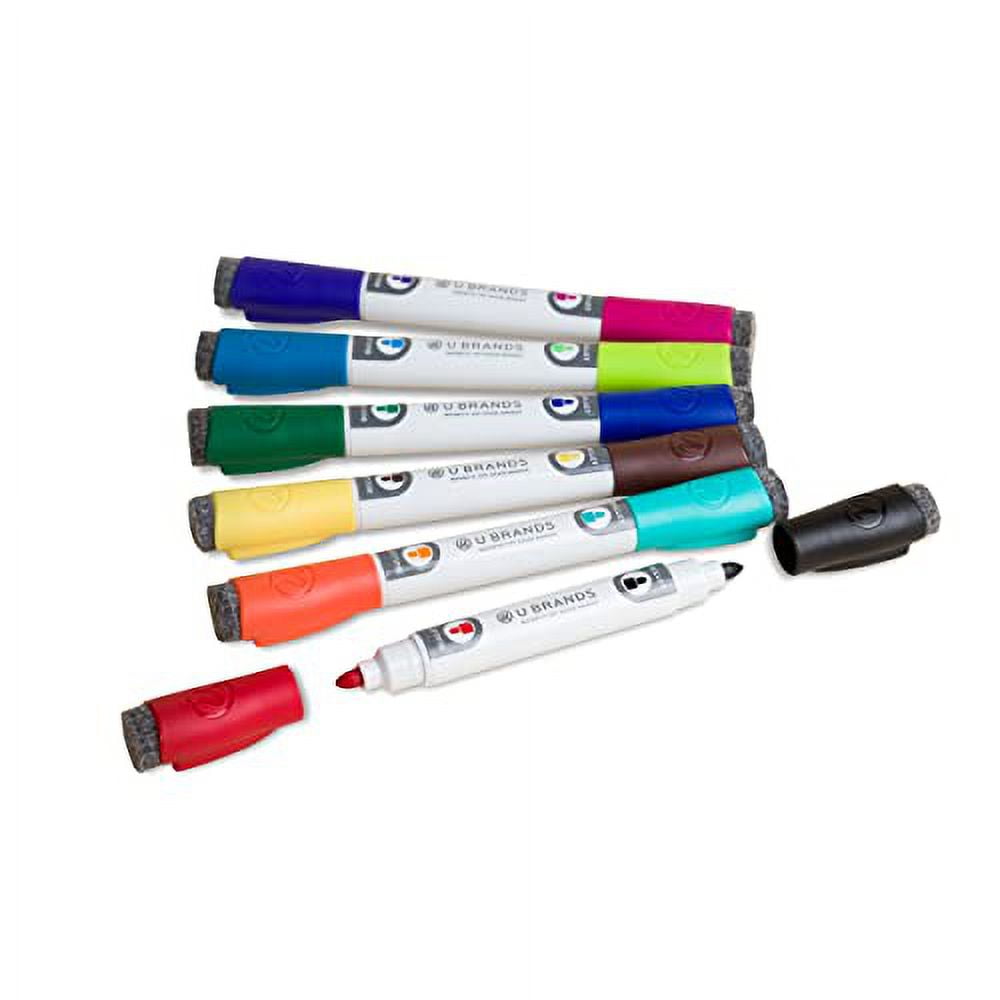 U Brands - 2 in 1 Dry Erase Markers