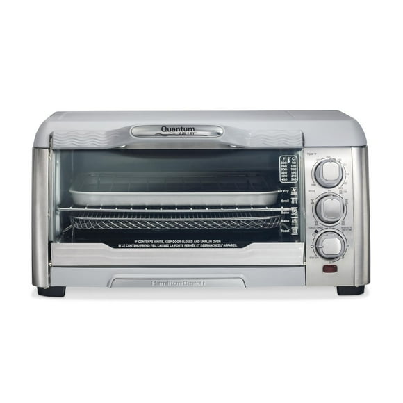 Hamilton Beach Quantum™ Air Fryer Toaster Oven, 0.65 CU. ft. Capacity, 1400 Watts, Stainless Steel, 31350G
