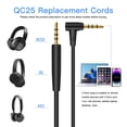 thumbnail image 3 of Cable de audio de repuesto para auriculares Bose, color negro, 3 of 9