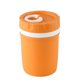 thumbnail image 1 of Naiovety Taza de desayuno, taza redonda de jugo de avena, café, leche, vajilla para microondas, olla de sopa sellada, viaje, hogar, oficina, Teteras Naranja, 1 of 6