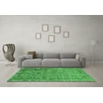 thumbnail image 3 of Ahgly Company Indoor Round Oriental Emerald Green Industrial Area Rugs, 8' Round, 3 of 4
