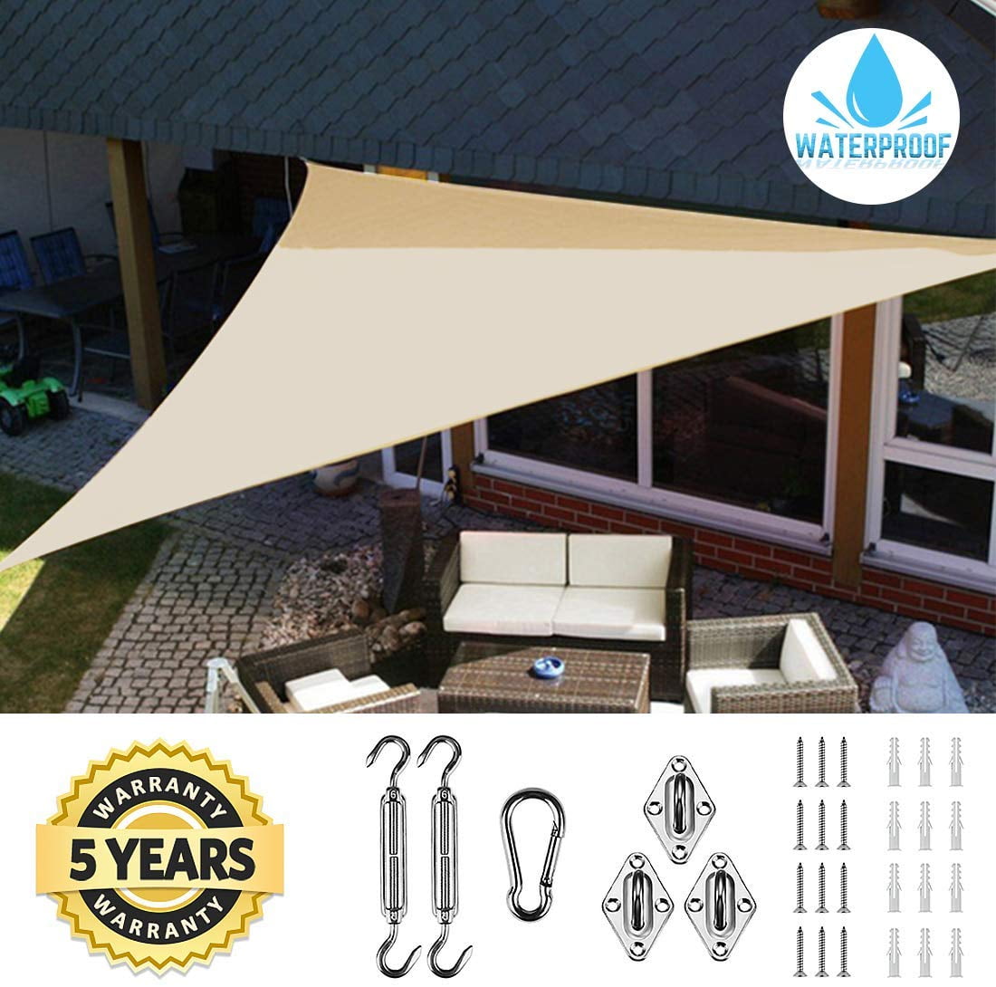 Quictent Waterproof 12X12X12FT 185G HDPE Rectangle Sun ...