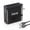 Black Classic, variant on iHome 140W GaN Wall Charger, 3 USB-C PD Ports & 1 USB-A, 4-Port Fast Charging, Laptop Adapter