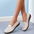 thumbnail image 2 of Loafers for Women, Perforated Design Breathable Mesh Upper with Cushioned Insole and Soft Lining, Slip-On Style, Casual Wear for Spring, 2 of 7