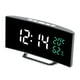 thumbnail image 1 of Reloj despertador digital ANGGREK LED con Superficie de espejo Curvada, 1 of 7