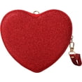 thumbnail image 6 of LinYooLi Women Small Glitter Sequins Heart Shape Cross-body Shoulder Bag Handbag Top-handle Bag, 6 of 8