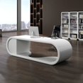 thumbnail image 1 of Executive White Gaming Desk Office Small Laptop Boss Computer Mesa Desk Table Study Work Mesa Para Computador Nordic Furniture My Lux Decor Round, 1 of 13