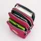 thumbnail image 4 of Nylon Mini Celular Con Bolso Billetera Correa Ajustable para Mujeres (rosa) Rojo, 4 of 9
