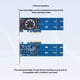thumbnail image 3 of Tarjeta de Expansión PCIe 4.0 A NVME PLX88024 de 4 Bits. Tarjeta de Expansión de Disco Duro PCIe 4.0 NVME X8 M.2 con División Libre., 3 of 5