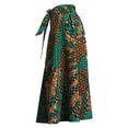thumbnail image 4 of XIAOHUAGUA African Women Skirt with pocket and belt Elastic waist, 4 of 5