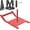 Red, variant on Runstore Weight Sled Workout Sled - Fitness Strength Speed Training Sled for Exercise and Speed Improvement Suitable for 1" and 2" Weight Plates