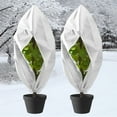 thumbnail image 2 of 1PC Plant Covers Freeze Protection, Frost Cloth Plants Jacket Drawstring Tree Cover for Outdoor Plants, Shrub Potted Plants Winter, 2 of 9