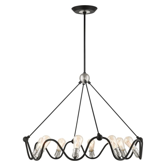 Livex Lighting - Archer - 8 Light Chandelier in Contemporary Style - 36 Inches