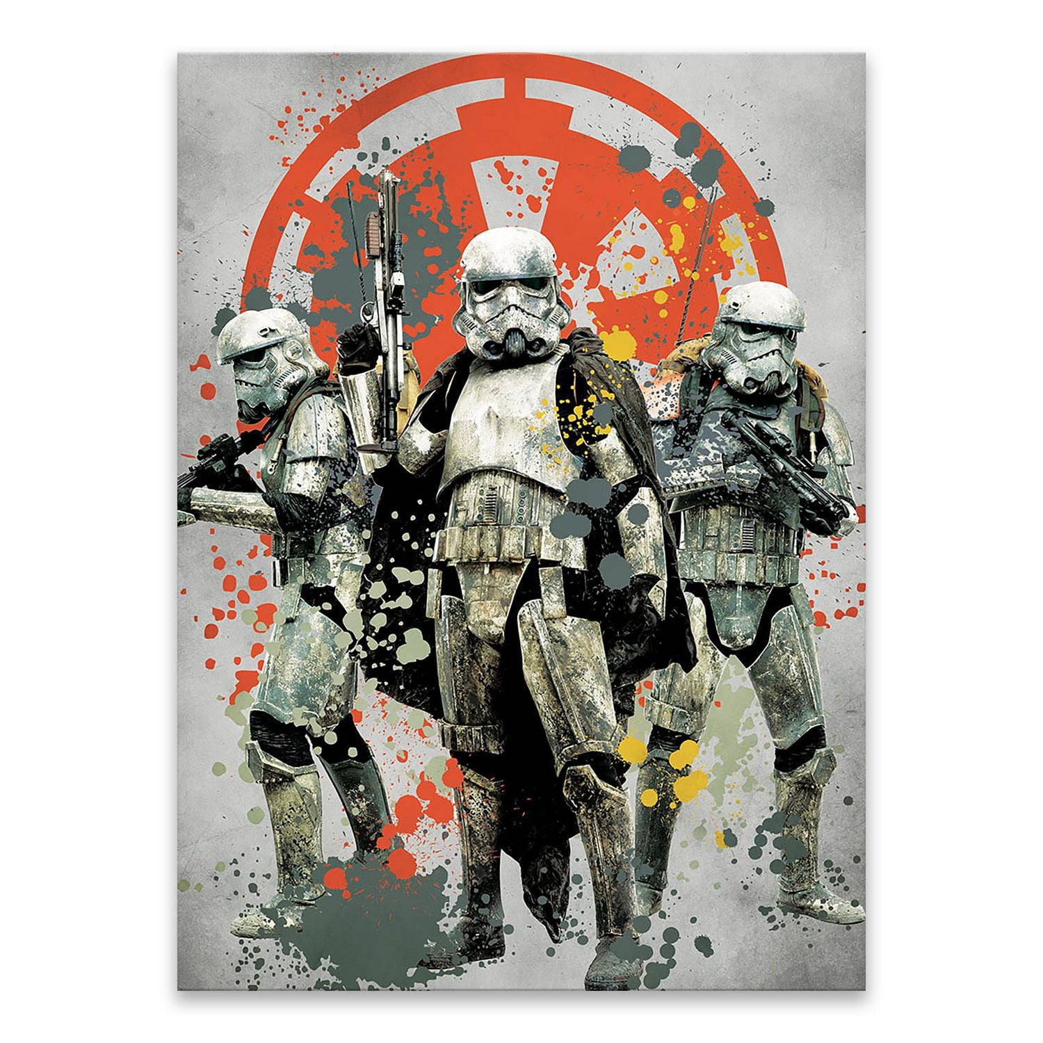 Artissimo Designs Star Wars Troopers Printed Canvas - 6.5W x 8.5H x .5D