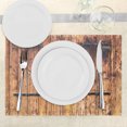 thumbnail image 3 of Ambesonne Antique Place Mats Set of 4, Timber Planks in Pale Tones, Standard Size, Cream, 3 of 6