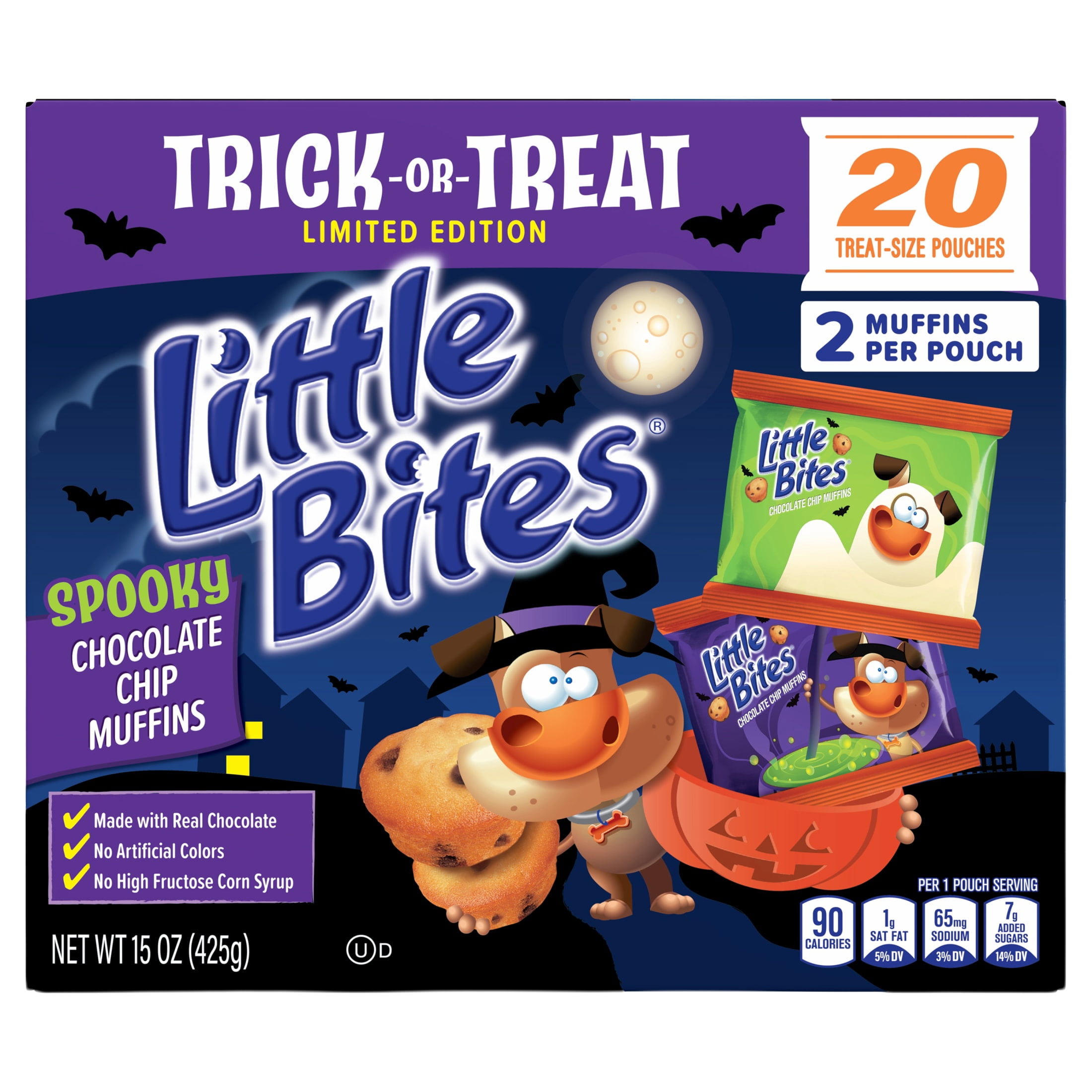 Entenmann's Little Bites Chocolate Chip Halloween Mini Muffins, 20 count, 15 oz