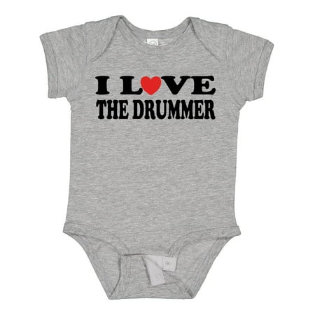 

Inktastic I Love the Drummer Gift Baby Boy or Baby Girl Bodysuit