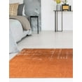 thumbnail image 5 of Unique Loom Valencia Collection Area Rug - Seville (5' 3" x 8' Rectangle Orange/Ivory), 5 of 7
