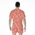 thumbnail image 2 of Cute Mushroom Pattern Short Sleeve Men'S Rompers Casual Summer Jumpsuits Outfit, 2 of 4