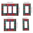 thumbnail image 2 of Yayeee Rocker Switch Wall Plate 1-Gang 4.6"x2.9" Home Decorative Outlet Cover, Red Green Pattern, 2 of 6