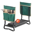 thumbnail image 2 of Garden Kneeler and Seat with 8" Wide Kneeling Pad, 330 lbs Capacity, Folding Design, 2 Tool Bags, for Gardening Weeding Planting, 2 of 13
