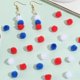 thumbnail image 5 of 900 piezas de bolas pequeñas de 10 mm, pompones pequeños patrióticos estadounidenses del 4 de julio, blancos, azules y rojos, a granel, 5 of 7