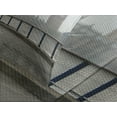 thumbnail image 4 of Ambesonne London Quilted Bedspread Set 3 Pcs, Westminster Tower Bridge, Queen Size, Multicolor, 4 of 5