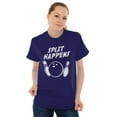 thumbnail image 3 of Split Happens Bowling League Nerd Men's Graphic T Shirt Tees Brisco Brands L, 3 of 6