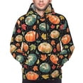 thumbnail image 2 of Bingfone Daisy maple leaf Men's Drawstring Hoodie Long Sleeve Pocket Sweatshirts-X-Large, 2 of 6