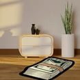 thumbnail image 3 of Jiibva Dollar Bill Rug Money Shaped Carpet Personality Money Rug Dollar Mat Art Floor Mat Decoration for Bedroom, Living Room and Study, 3 of 7
