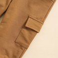 thumbnail image 6 of Zuwimk Baby Boys' Girls And Toddler Rib Hoodie Long Sleeve Top and Pants, 2 Piece Outfit Fall Set(T034-Brown), 6 of 9