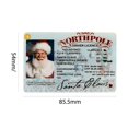 thumbnail image 4 of Tarjetas de licencia de conducir de Papá Noel Regalos de Navidad Tarjeta de felicitación Adornos de Navidad Wdftyju Para estrenar, 4 of 4