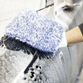 thumbnail image 2 of Guantes de Lavado de Autos Guantes de Lavado de Autos de Microfibra de Doble Cara para Lavado de Autos Guantes de Lavado de Microfibra con Capacidad para Varias toneladas de jabón, Azul, 2 of 5