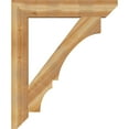 thumbnail image 3 of Ekena Millwork 6"W x 38"D x 46"H Balboa Slat Rough Sawn Bracket, Western Red Cedar, 3 of 4