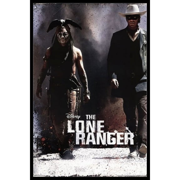 The Lone Ranger - One Sheet Laminated & Framed Poster Print (24 x 36)