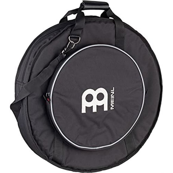 Meinl 22" Cymbal Backpack Bag with 15" Hihat Compartment and Exterior Pocket — Heavy Duty Fabric, Padded Shoulder Straps Plus Strong Carrying Grip, Black, inch (MCB22-BP)
