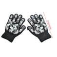 thumbnail image 3 of Linyer 1 Pair Winter Kids Gloves Kid Knit Glove Exquisite Warm Knitting Craft Keeping-warm Cover Finger Covers with Camouflage Pattern Black+Camouflage, 3 of 7