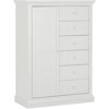 Evolur Parker Chifforobe - Winter White