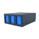 thumbnail image 1 of Caja de baraja de cartas Hugo almacenamiento de cartas de juego contenedor de juguetes multifuncional Azul negro 29 cm x 26,5 cm x 11 cm, 1 of 9