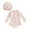 Beige, variant on Bagilaanoe Toddler Baby Girl One-Piece Swimsuit Floral Print Long Sleeve Zipper Rashguard Swimwear + Swimming Cap 6M 9M 12M 18M 24M 3T Kids Ruffle Bathing Suit