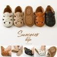 thumbnail image 6 of Isbasic Infant Baby Boys Girls Summer Beach Sandals Breathable Athletic Anti-slip Soft Sole Newborn First Walker Crib Shoes, 6 of 6