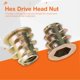 thumbnail image 5 of Hex Drive Furniture Nut M5*10mm Zinc Alloy Hex Drive Head Furniture Nuts Threaded for Wood Insert Hex Head Furniture Nut, 5 of 5