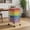 Transparent Multicolor, variant on Topcobe 10 Drawer Rolling Storage Cart Organizer with 4 Universal Casters, Rolling Carts with Wheels for Kitchen, Living Room, Macaron Multicolor