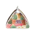 thumbnail image 3 of Lsque Succulent And Cactus Printed Long Tissue Box Cover Holder, Facial Paper Organizer Dispenser,Triangle with Bottom Belt, PVC Leather Decorative Organizer, 3 of 9