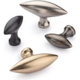 thumbnail image 2 of Ashley Norton WM.112 3 Solid Bronze Cleat 3" Oval Cabinet Knob - White, 2 of 2
