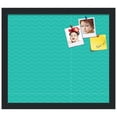 thumbnail image 2 of PinPix ArtToFrames 14x12 Custom Cork Bulletin Board    Poster Board Has a Fabric Style Canvas Finish, Framed in Satin Black (PinPix-650), 2 of 5