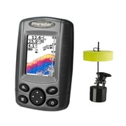 Portable Fish Finder Handheld Fishfinder Fish Depth Finder Detector with Sonar Transducer and LCD Display