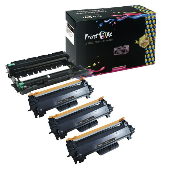DR730 Drum and 3 TN760 Compatible Toner Cartridges for Brother HL L2350DW L2370DW L2370DWXL L2390DW L2395DW & MFC L2710DW L2730DW L2750DWXL & DCP L2550DW